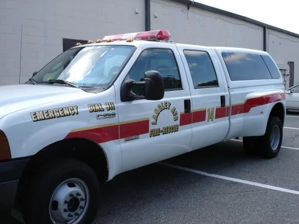 EVR009 - Custom Emergency Vehicle Reflective Striping & Chevron for Government