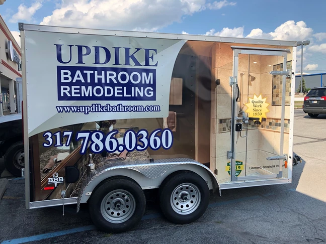 Full Vehicle Wraps, Vehicle Graphics, Wrap for Updike Bathroom Remodeling in Indianapolis
