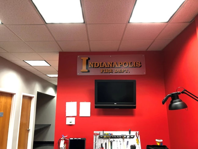 Interior Signage & Indoor Signs, Acrylic Signs for Indianapolis Fire Dept. | Indianapolis