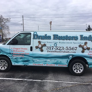 Vehicle Wrap for Drain Busters Indy