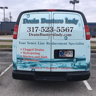 Vehicle Wrap for Drain Busters Indy