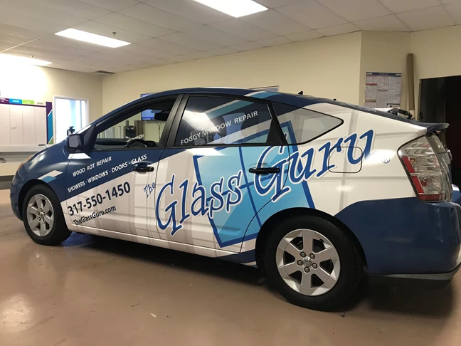 Full Car Wrap for Glass Guru in Greenwood,IN
