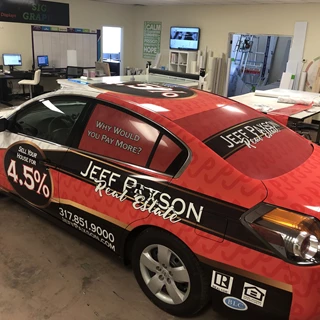 Full Vehicle Graphics Wrap for Jeff Paxson Real Estate 