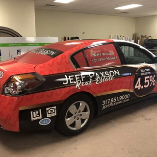 Full Vehicle Graphics Wrap for Jeff Paxson Real Estate 