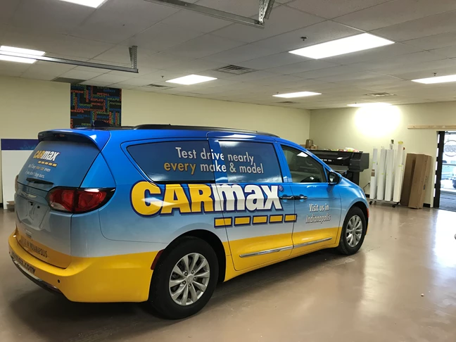 Vehicle Wrap for Carmax in Indianapolis,IN