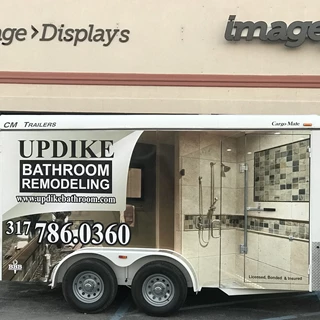 Trailer Wrap for Updike Bathroom Remodeling in Indianapolis