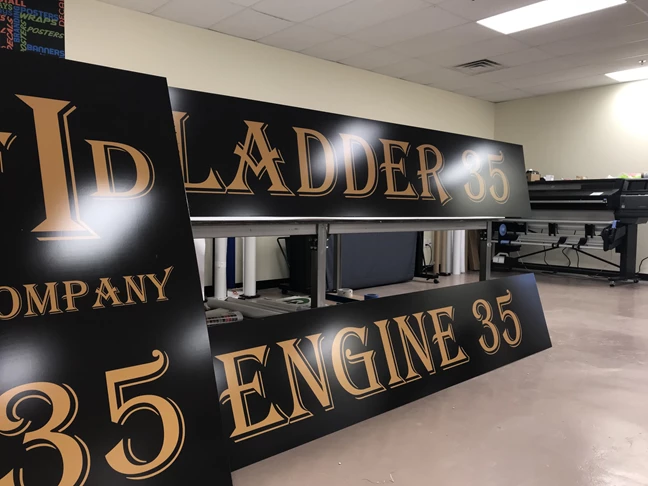 Metal Signs for Indianapolis Fire Department Station 35 in Indianapolis,IN