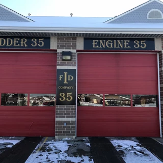 Metal Signs for Indianapolis Fire Department Station 35 in Indianapolis,IN