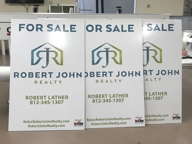 Real Estate Sign for Robert John Realty