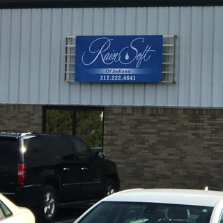 Metal Sign for Rain Soft of Indiana in Indianapolis, IN