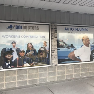 Perforated Window Graphics - Dol Doctors in Indianapolis,IN