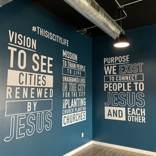 Wal Graphics for CityLife Church in Greenwood IN