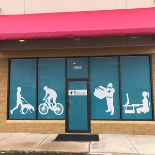 Window Graphics for Team Rehabilitation Physical Therapy in Indianapolis IN