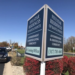 Post and Panel Signs in Indianapolis