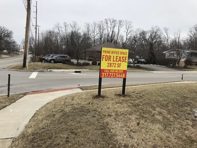 Post and Panel Sign / Real Estate Sign