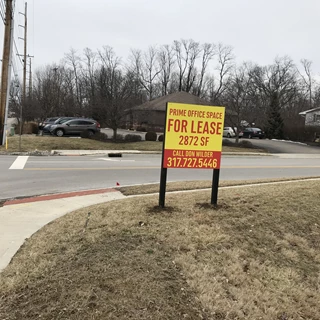 Post and Panel Sign / Real Estate Sign