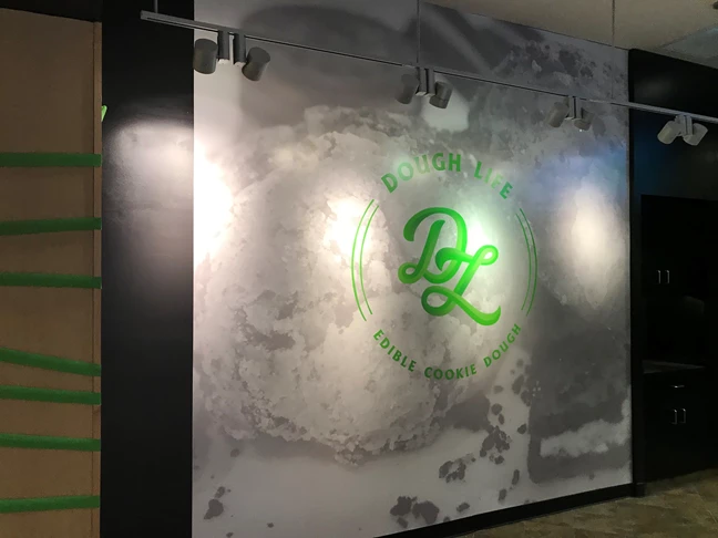 Wall Murals for Dough Life in Greenwood Park Mall, IN