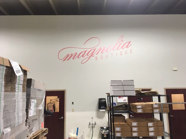 Wall Graphics for Magnolia Boutique in Franklin IN