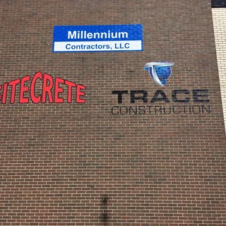 Exterior Wall Graphics fro Millennium Contractors in Indianapolis