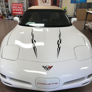 Decal Installation for a Corvette in Indianapolis