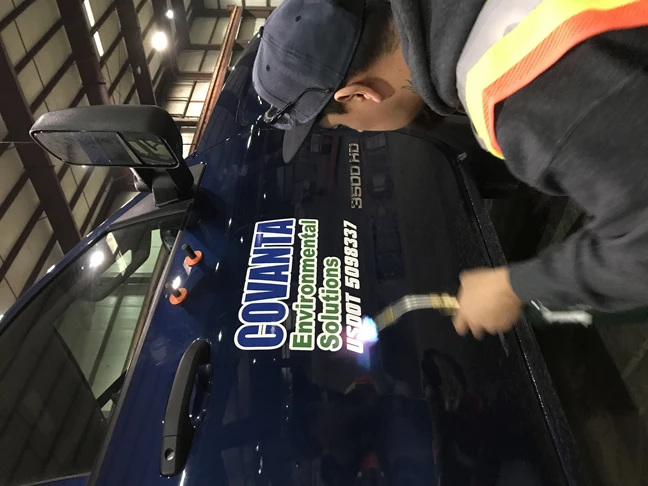 Vehicle Decals for Covanta Environmental Solution in Indianapolis, IN 
