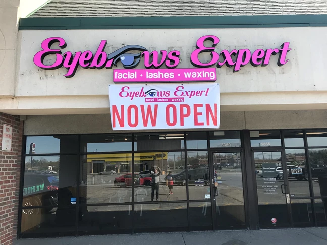 LED Lighted Channel Letters for Eyebrows Experts in Indianapolis,IN