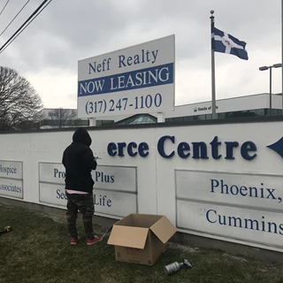 Dimensional Letters Sign for Neff Realty in Indianapolis, IN