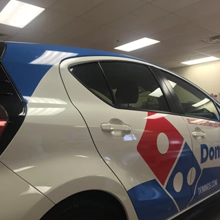Partial Vehicle Wrap for Domino