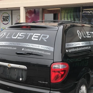 Partial Vehicle Wrap for Luster in Indianapolis IN