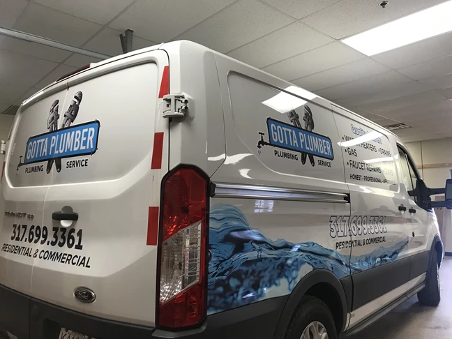 Partial Van Wrap for Gotta Plumber in Indianapolis IN