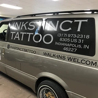 Partial Wrap for Inkstinct Tattoo in Indianapolis, IN