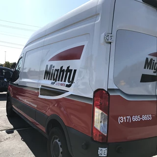 Van Wrap for Mighty Auto Parts in Indianapolis IN