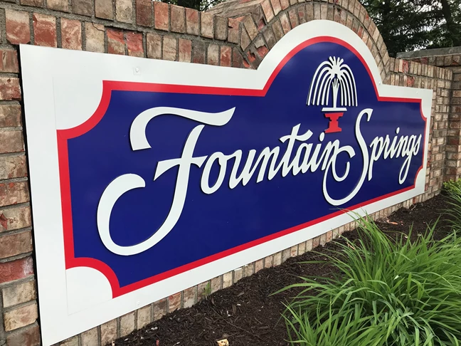 Monument Signs for Fountain Springs in Indianapolis