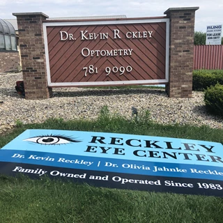 Monument Sign for Reckley Eye Center in Indianapolis, IN 