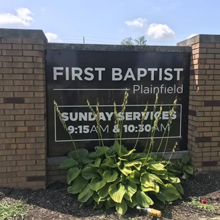 Monument Signs for First Baptist Church in Plainfield