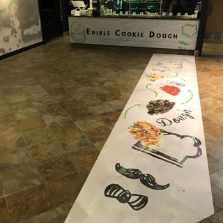 Floor Graphics for Dough Life in Greenwood Park Mall, IN