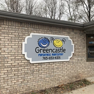 Routed Wood Sign for Greencastle Pediatric Dentistry in Greencastle IN